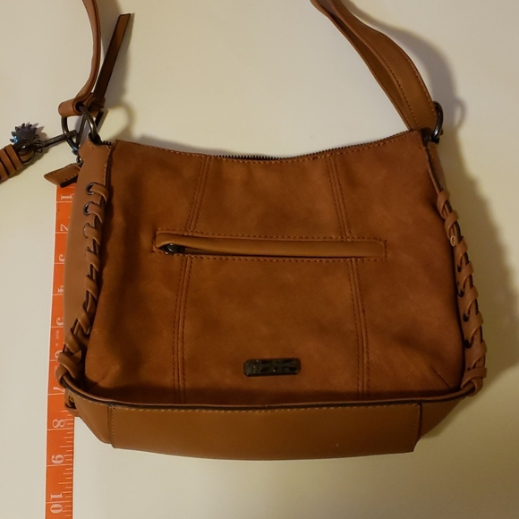 Jessica Simpson Cognac Mila Hobo Handbag - Picture 10 of 11